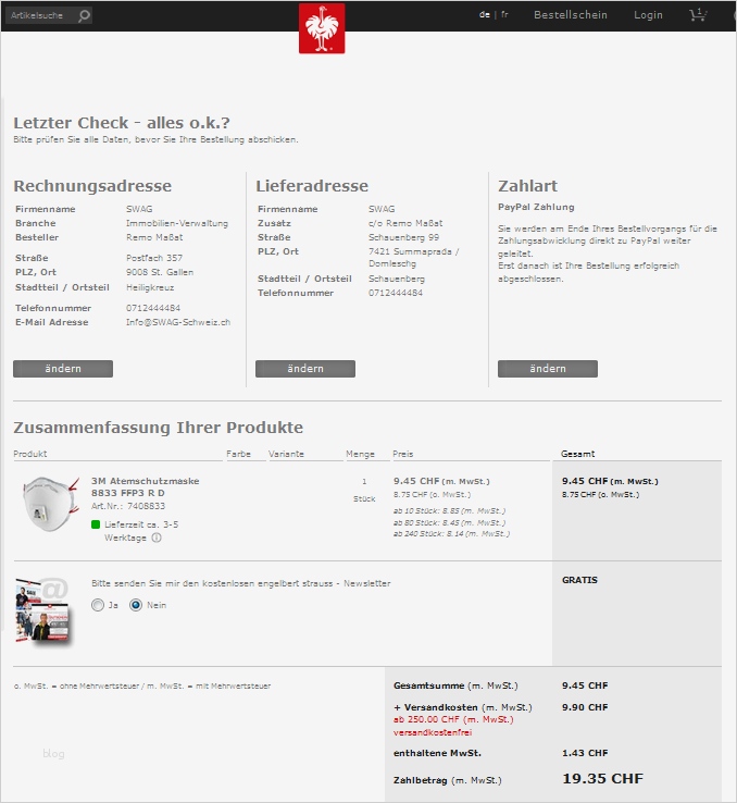 Französische Rechnung Vorlage Erstaunlich Interneteinkauf Archive Schweizblog