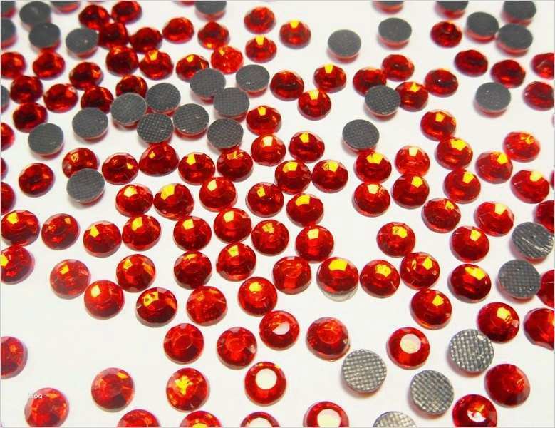 Französische Rechnung Vorlage Inspiration Hotfix Strasssteine Rot Feuerrot 6mm Glas Strass Aaa