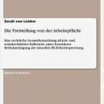 Freistellung Von Der Arbeit Vorlage Beste Die Freistellung Von Der Arbeitspflicht Ebook