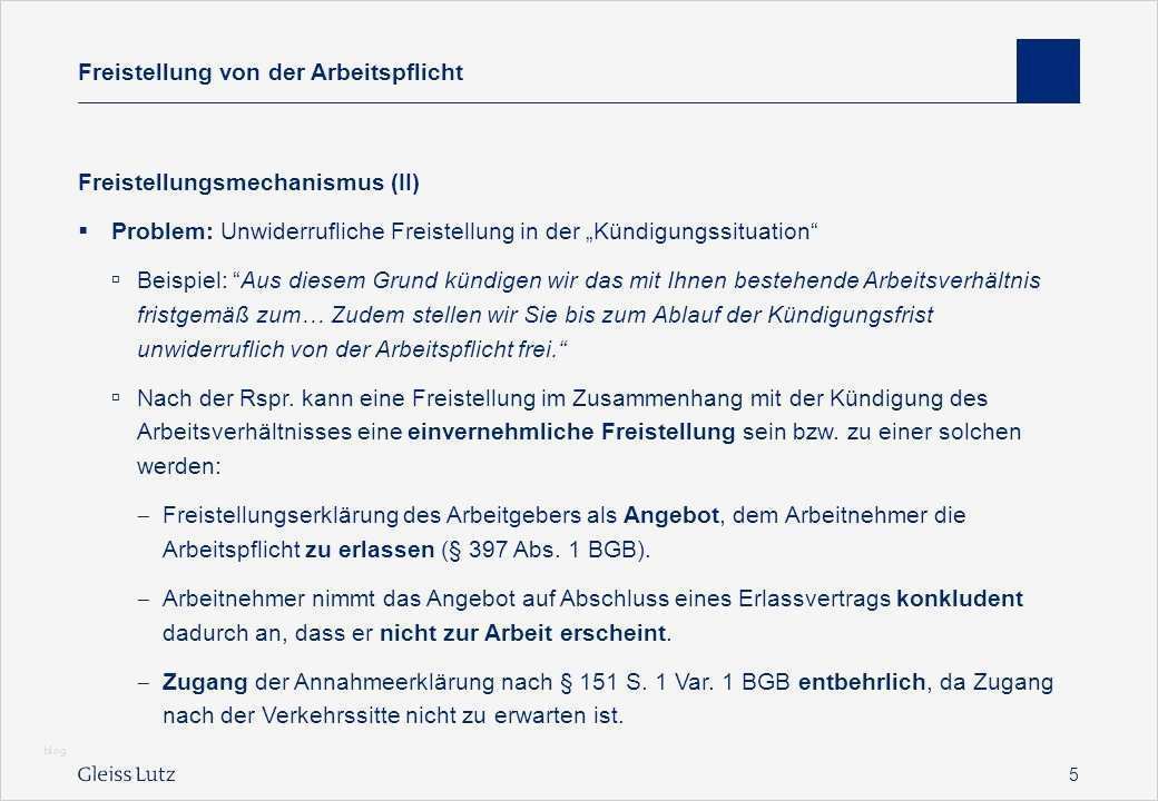 Freistellung Von Der Arbeit Vorlage Luxus Blickpunkt Arbeitsrecht Ppt Herunterladen