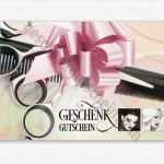 Friseur Gutschein Vorlage Süß K267 Multicolor Gutschein