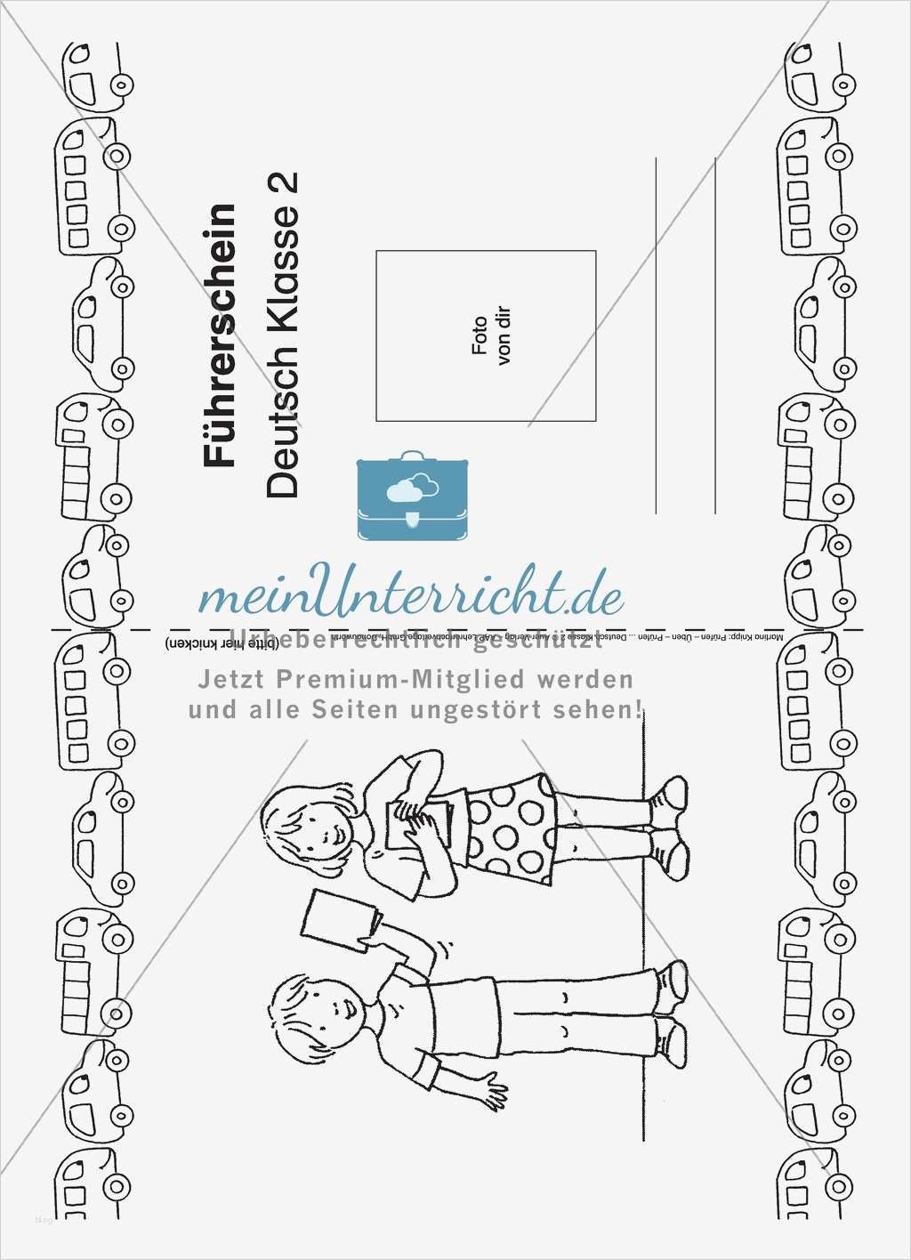 Führerschein Kindergarten Vorlage Einzigartig Wortarten Führerschein Vortest Testaufgaben