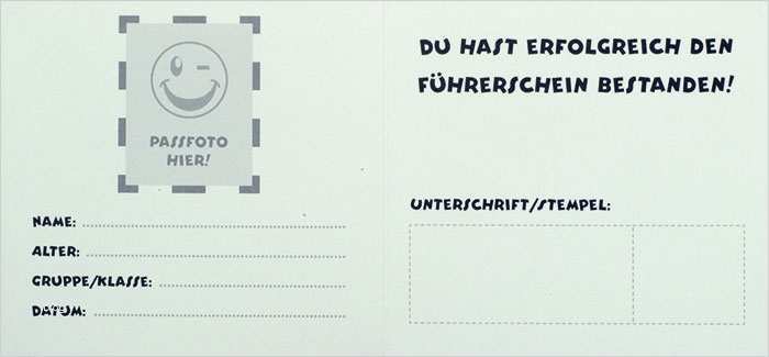 Führerschein Kindergarten Vorlage Erstaunlich Dreirad Führerschein Günstig Online Kaufen