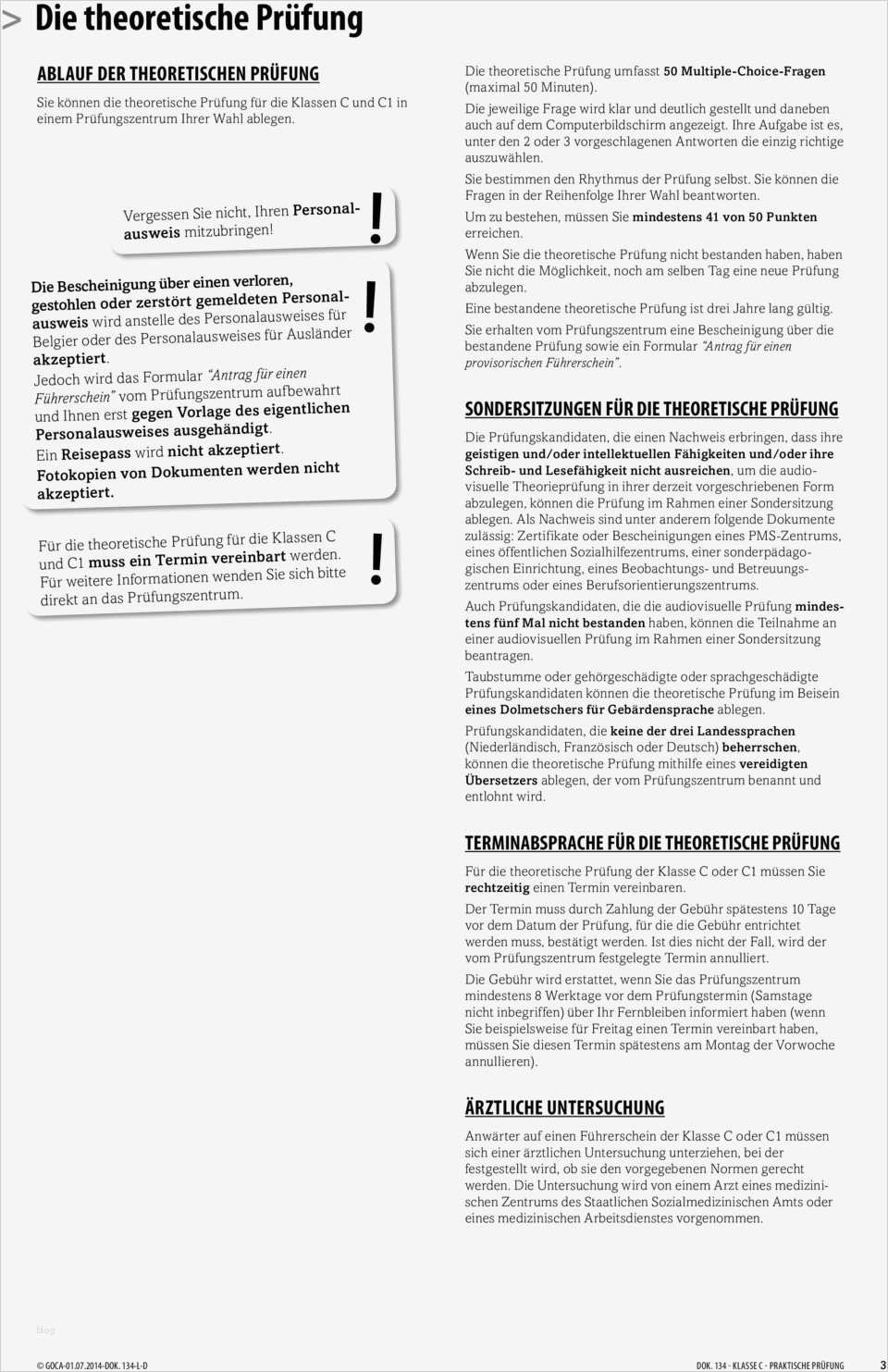 Führerschein Vorlage Pdf Fabelhaft Der Führerschein C Oder C1 Ohne Berufsbefähigungsnachweis