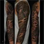 Full Arm Tattoo Vorlagen Bewundernswert Chest to 3 4 Sleeve Dragon and Phoenix Tattoo Chronic Ink