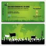 Fußball Ticket Vorlage Erstaunlich Einladungskarten Als Eintrittskarte Fussballticket Ab 55
