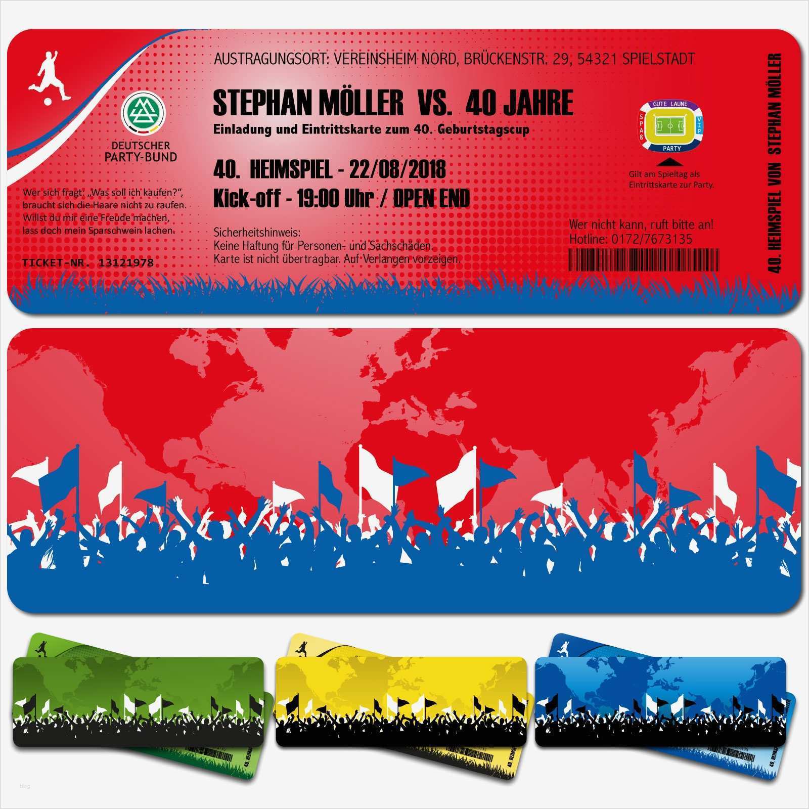 Fußball Ticket Vorlage Gut Einladung Zum Geburtstag Als Fussball Ticket Im