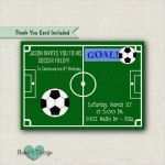 Fußball Ticket Vorlage Hübsch Fußball Fußball Einladung Geburtstag Einladung