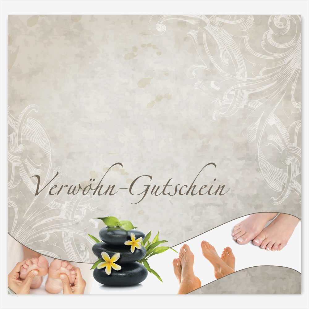 Fußpflege Visitenkarten Vorlagen Beste Eleganter Fußpflegegutschein Relaxing Feet Fußpflege