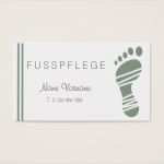 Fußpflege Visitenkarten Vorlagen Elegant Fußpflege Visitenkarten