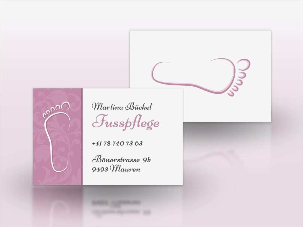 Fußpflege Visitenkarten Vorlagen Fabelhaft Fusspflege In Mauren