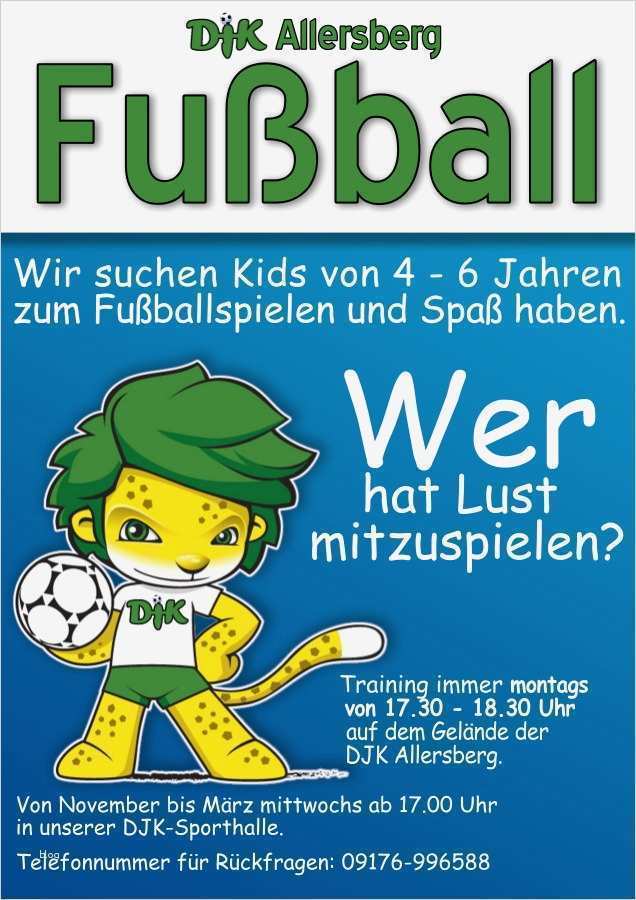 Fussball Flyer Vorlagen Elegant Fußball Junioren