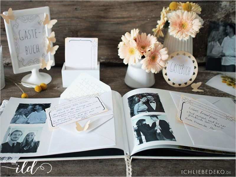 Gästebuch Hochzeit Gestalten Vorlagen Beste Diy Gästebuch Im Vintage Stil • Ich Liebe Deko