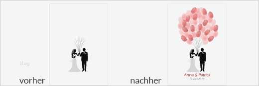 Gästebuch Hochzeit Gestalten Vorlagen Cool Leinwand Fingerprint Das Etwas andere Gästebuch