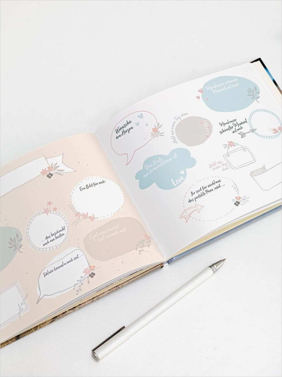 Gästebuch Hochzeit Gestalten Vorlagen Schön Gästebuch Zur Hochzeit Selbst Gestalten