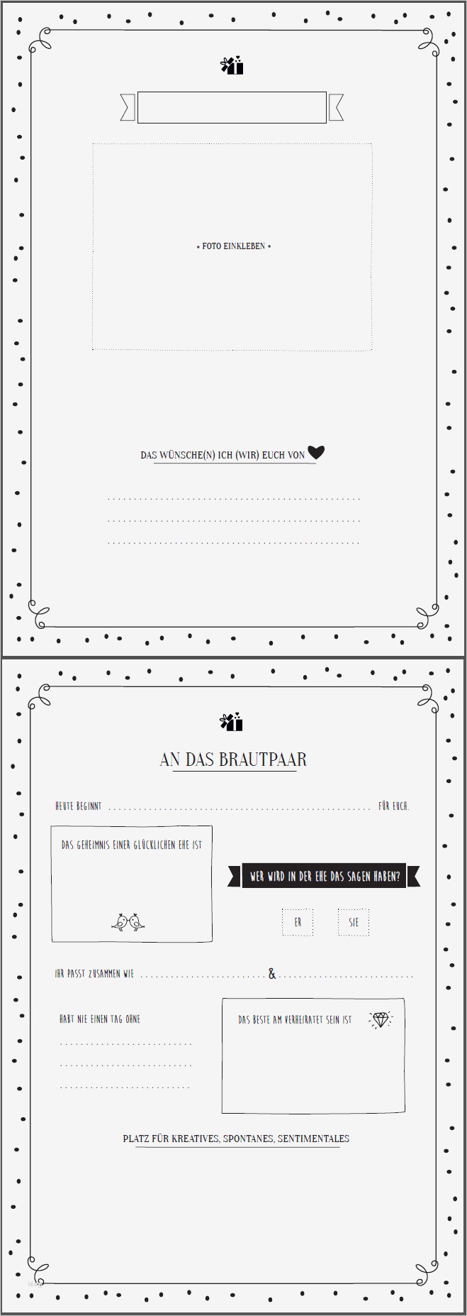 Gästebuch Hochzeit Gestalten Vorlagen Wunderbar tolle Gästebuch Vorlage Zum Ausfüllen – Gratis Download