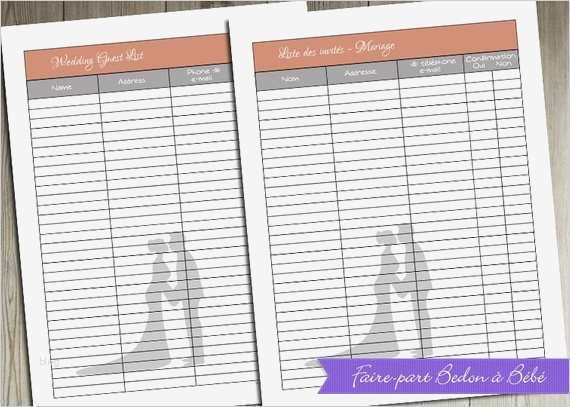 Gästeliste Hochzeit Vorlage Angenehm Digitaldruck Gästeliste Hochzeit