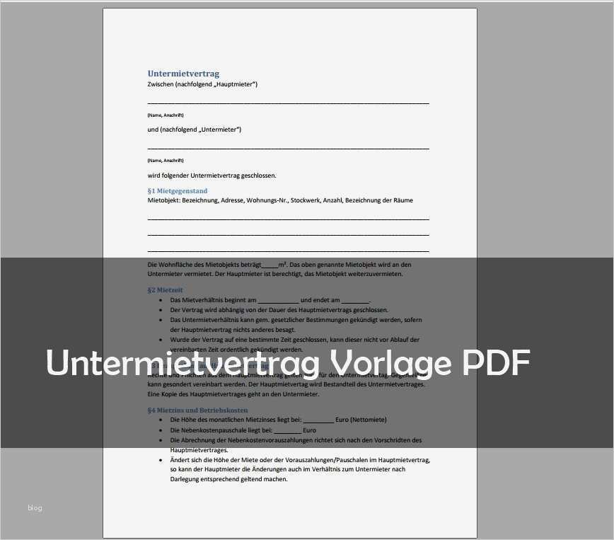 Geburtsplan Vorlage Pdf Erstaunlich Untermietvertrag Muster Vorlage Pdf Download – Giga