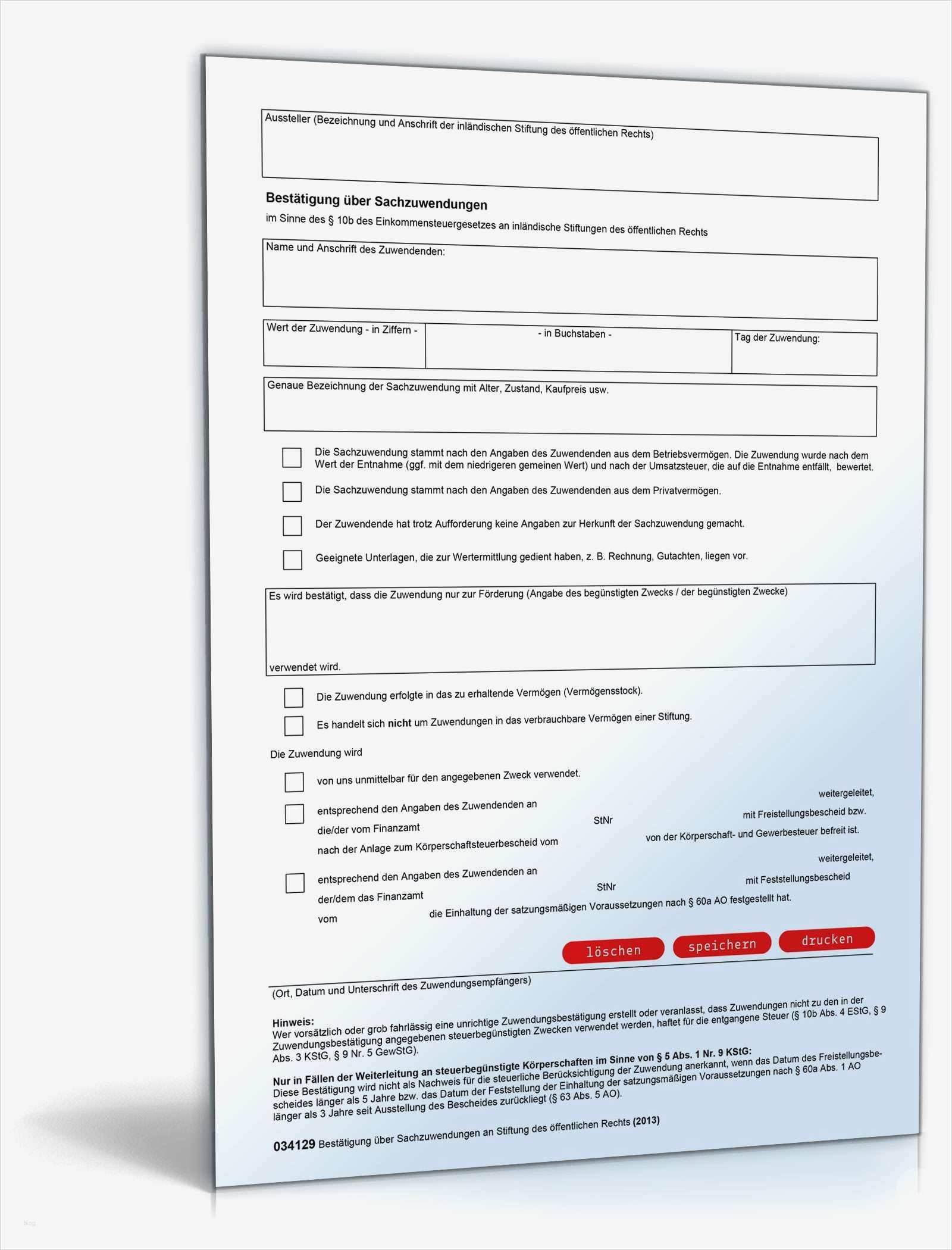 Geburtsplan Vorlage Pdf Süß Spendenbescheinigung An Inländische Stiftungen formular