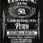 Geburtstagseinladung 50 Vorlage Inspiration Geburtstagseinladung Vorlage 50 Jahre