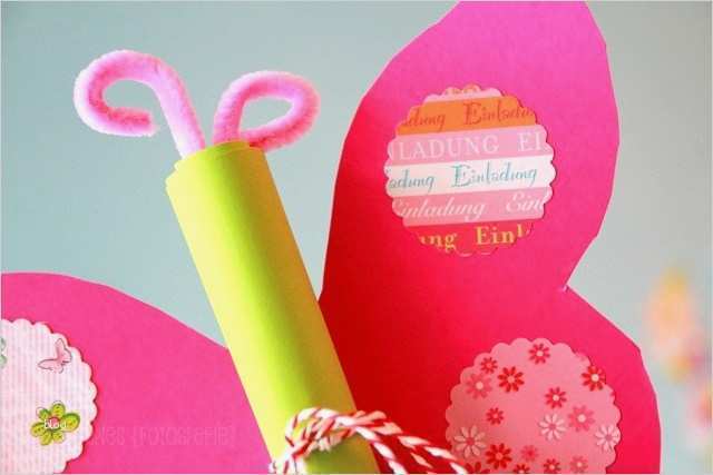 Geburtstagseinladung Schmetterling Vorlage Großartig Diy Schmetterling Geburtstagseinladung