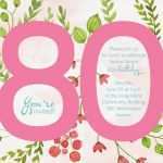 Geburtstagseinladung Vorlagen Kostenlos Ausdrucken Genial Einladung Zum 80 Geburtstag Vorlagen Gratis