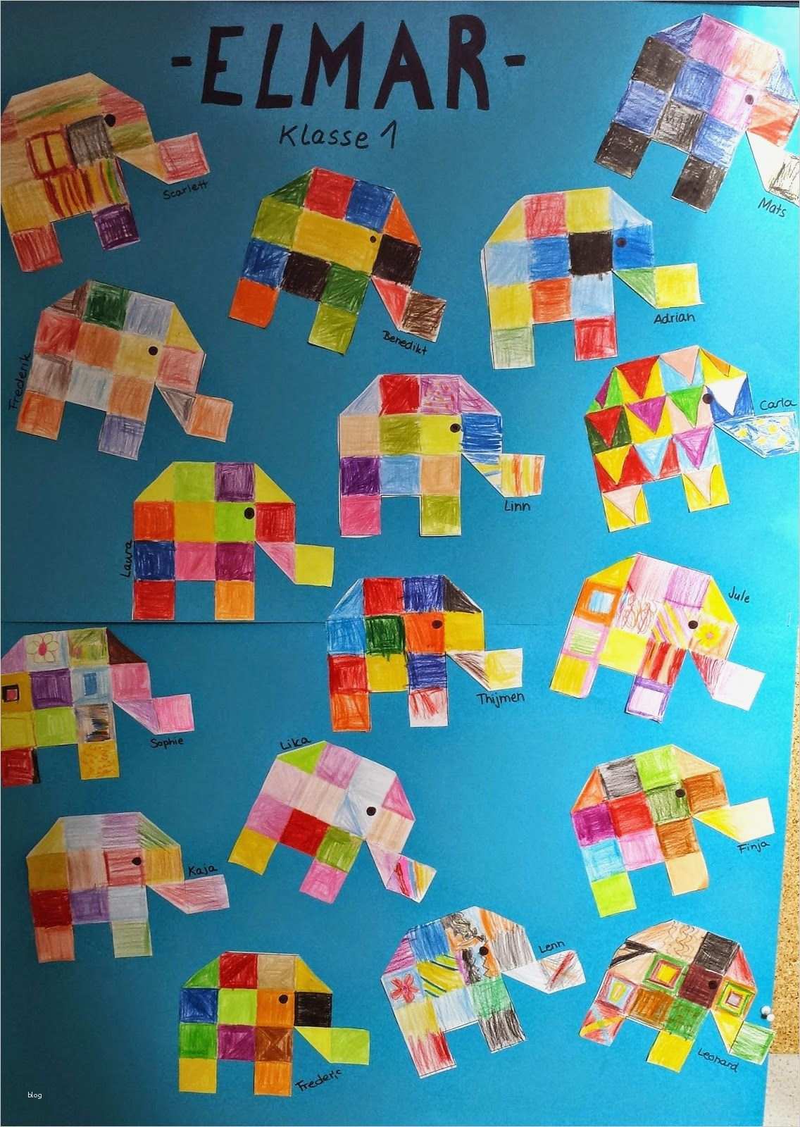 Geburtstagskalender Grundschule Vorlage Cool Klasse N Ideen Elmar …