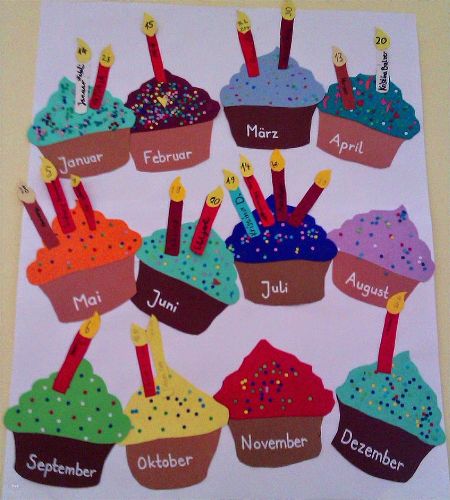Geburtstagskalender Grundschule Vorlage Neu Kurz Nach Acht Ein Cupcake Zum Geburtstag