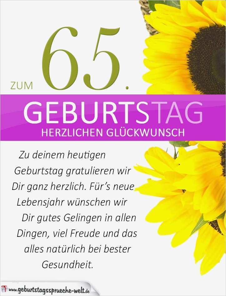 Geburtstagskarte 80 Vorlage Genial Schlichte Geburtstagskarte Mit sonnenblumen Zum 65