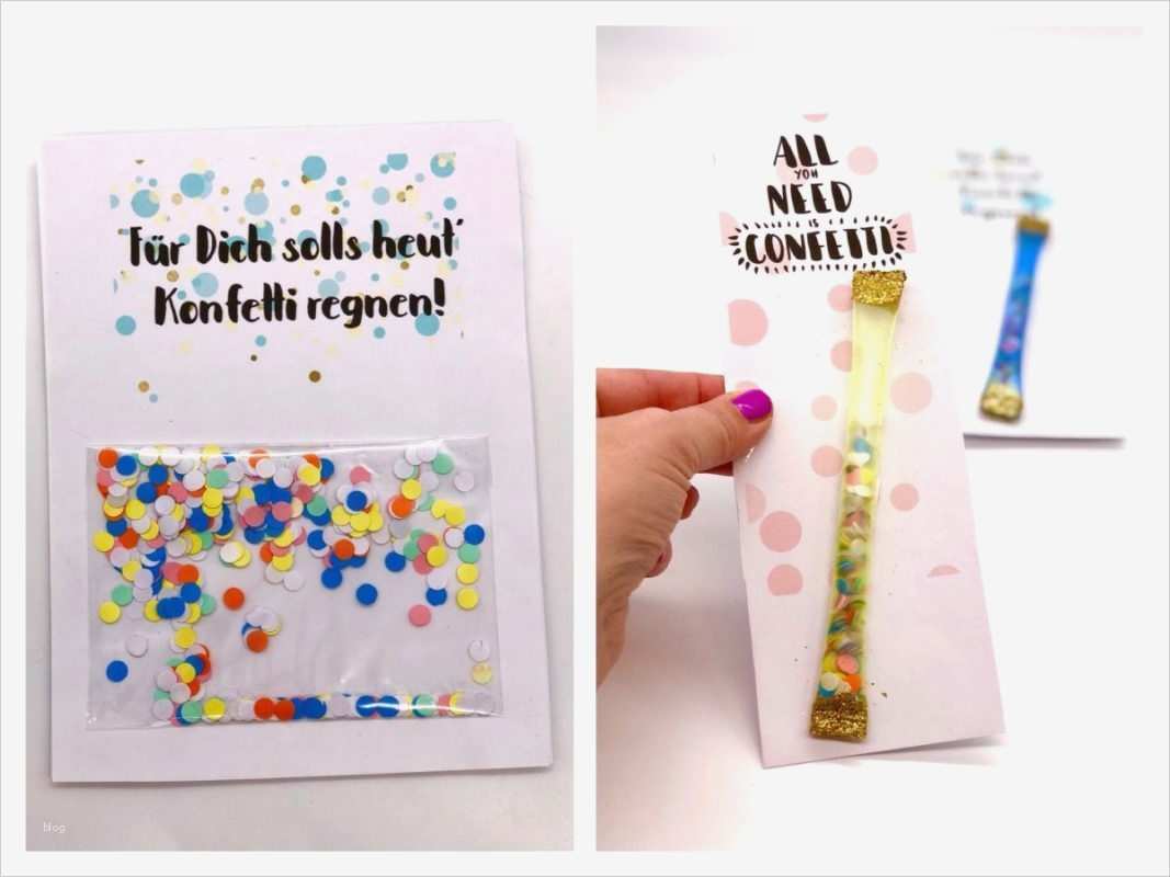 Geburtstagskarten Selber Machen Vorlagen Kostenlos Hübsch Geburtstagskarte Zum Ausdrucken Selber Machen Mit Konfetti