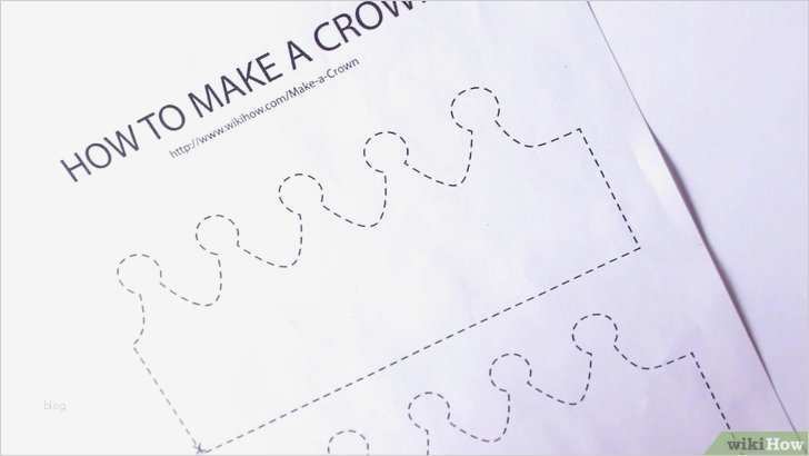Geburtstagskrone Vorlage Angenehm Eine Krone Basteln – Wikihow