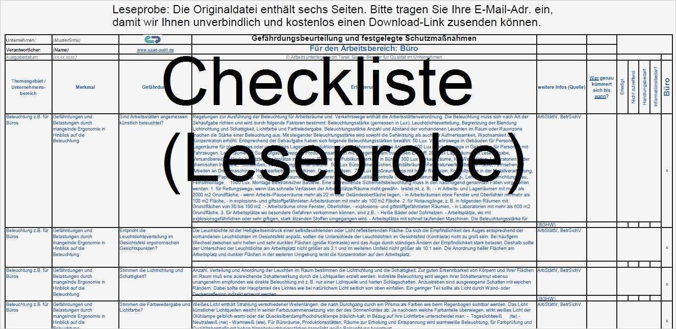 Gefährdungsbeurteilung Excel Vorlage Einzigartig iso Info Kontakt