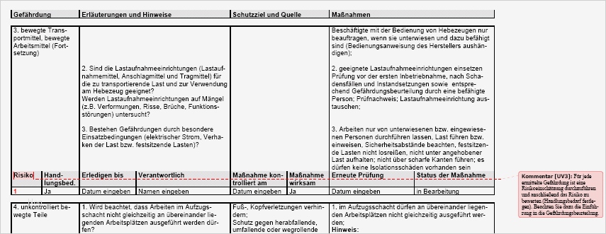 Gefährdungsbeurteilung Excel Vorlage Genial Gefährdungsbeurteilung Aufzugsanlagen Montage