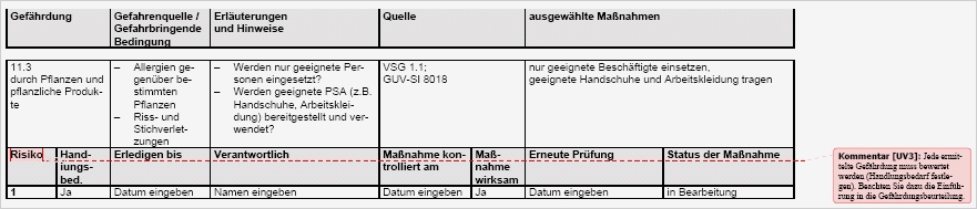 Gefährdungsbeurteilung Instandhaltung Allgemein Vorlage Erstaunlich Gefährdungsbeurteilung sonstige Gefährdungen Allgemein