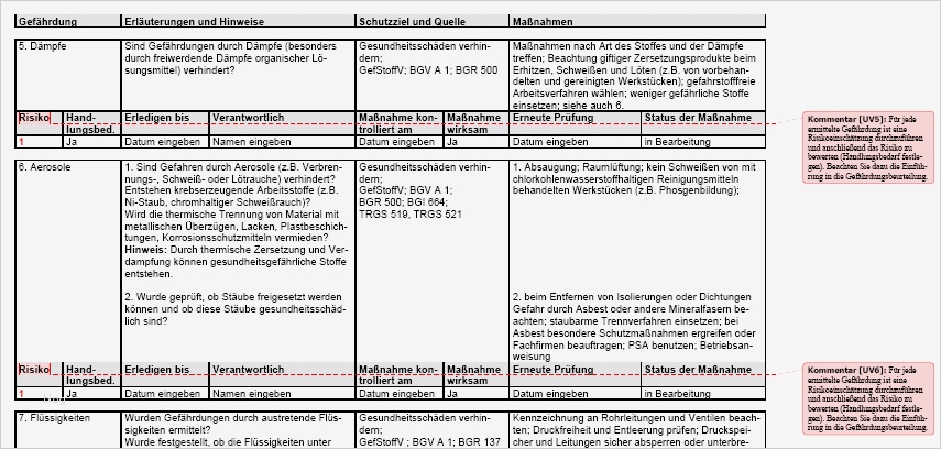 Gefährdungsbeurteilung Vorlage Elegant Günstig Zum Herunterladen Gefährdungsbeurteilung