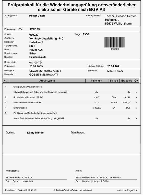 Gefährdungsbeurteilung Vorlage Elektro Genial Dokumentation