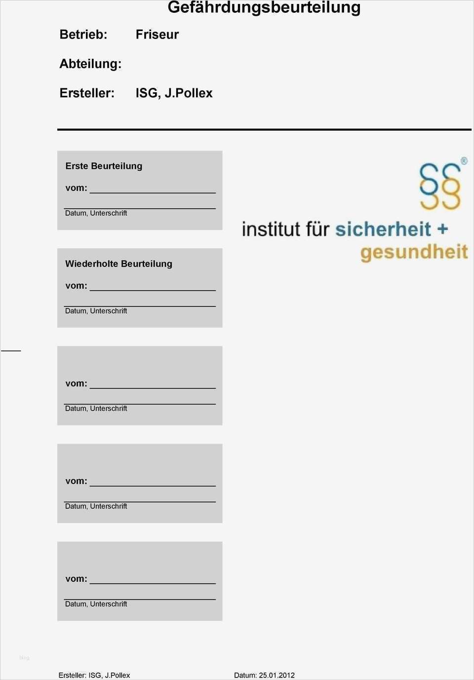Gefährdungsbeurteilung Vorlage Pdf Elegant Gefährdungsbeurteilung Pdf