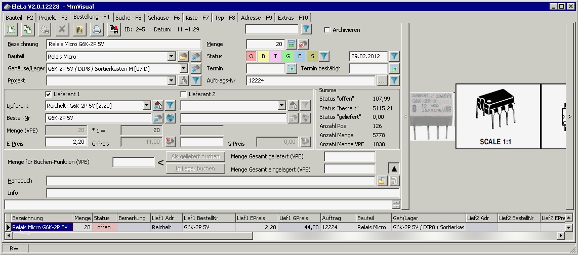 Gefahrstoffkataster Vorlage Süß Elektronik Lagerverwaltung – Mikrocontroller
