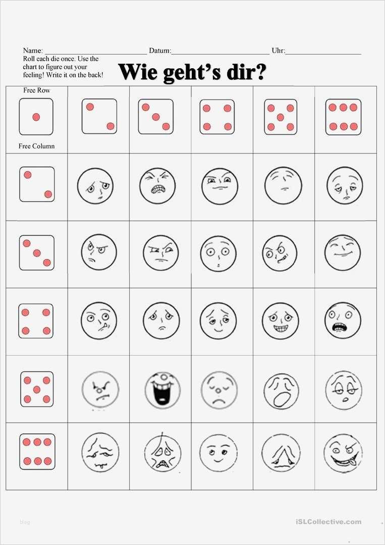 Gefühle Memory Vorlage Fabelhaft Arbeitsblätter "wie Geht S Dir " Gefühle Und