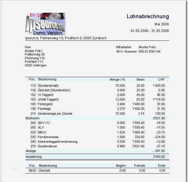 Gehaltsabrechnung Vorlage Kostenlos Wunderbar Business Wissen Management Security Lohnabrechnung Vorlage