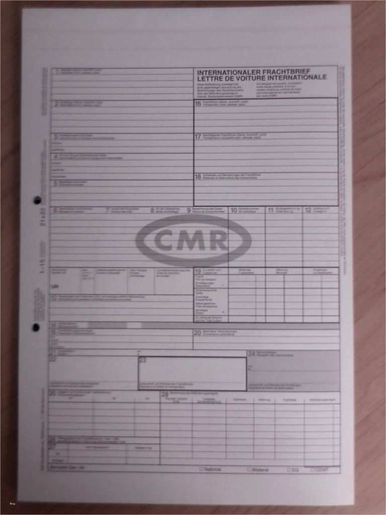 Gelangensbestätigung Vorlage Zum Ausfüllen Erstaunlich Cmr Frachtbrief Vorlage Frisch Bild Von Cmr Frachtbrief