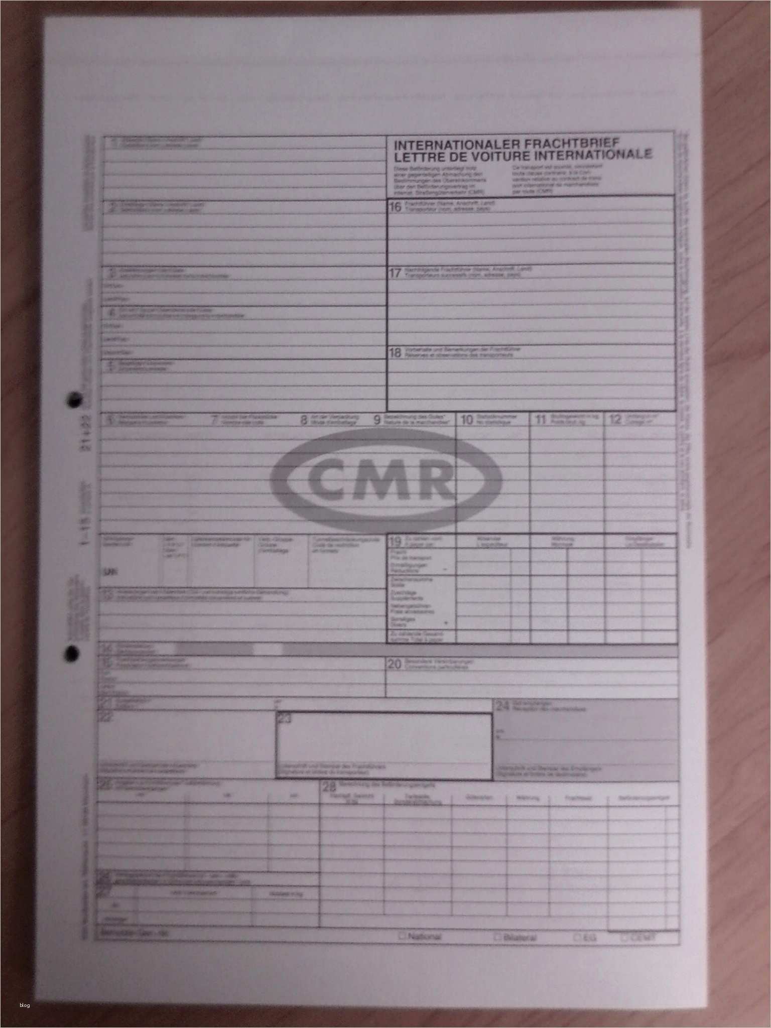 Gelangensbestätigung Vorlage Zum Ausfüllen Erstaunlich Cmr Frachtbrief Vorlage Frisch Bild Von Cmr Frachtbrief