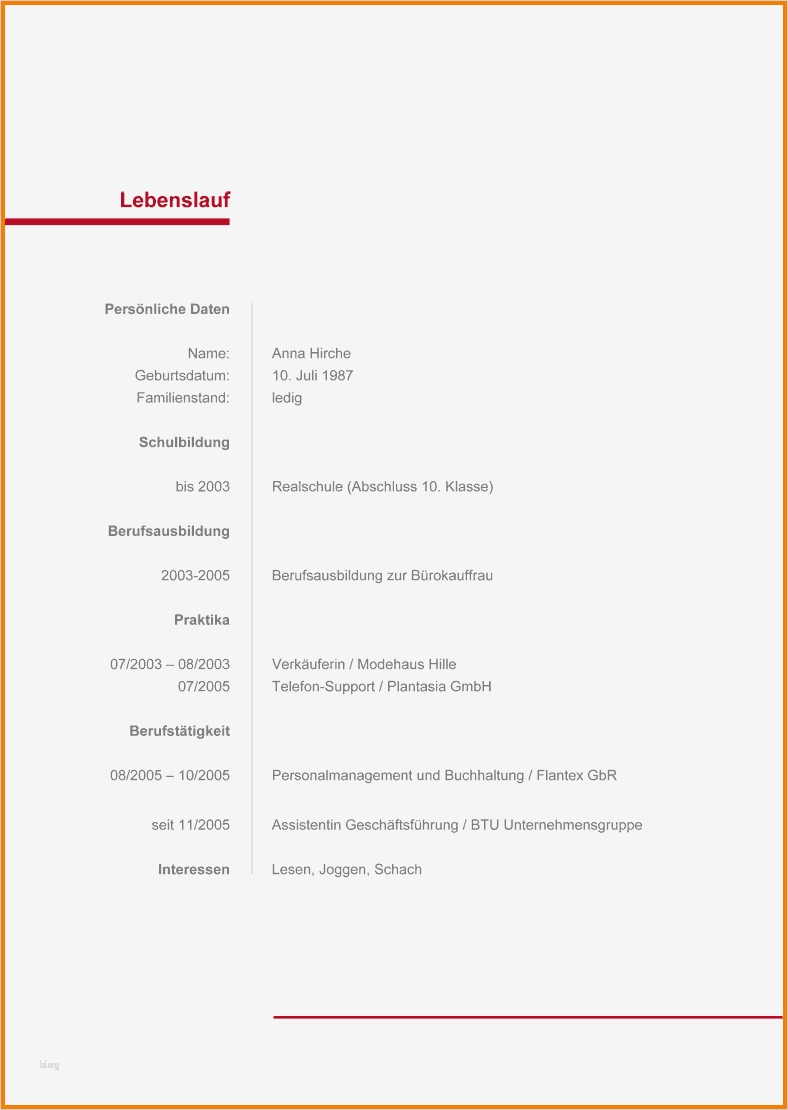 Gelangensbestätigung Vorlage Zum Ausfüllen Süß 9 Lebenslauf Vordruck Zum Ausfüllen