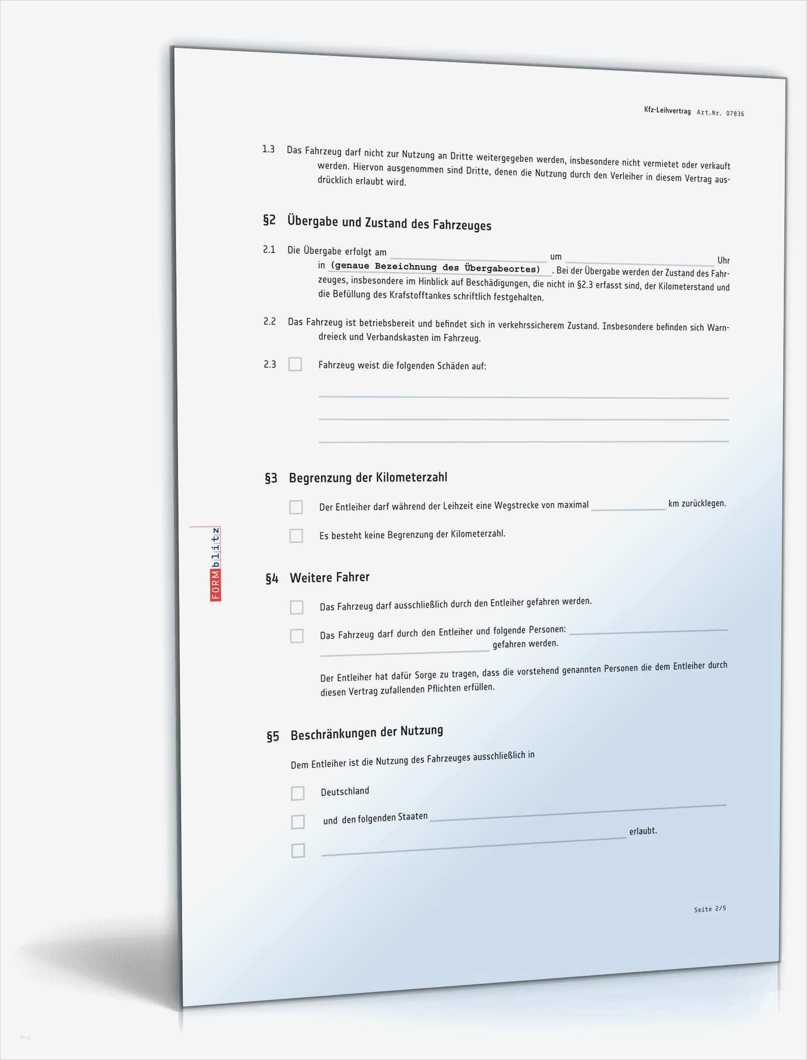 Geld Verleihen Vertrag Vorlage Genial Kfz Leihvertrag Anwaltsgeprüftes Muster Zum Download