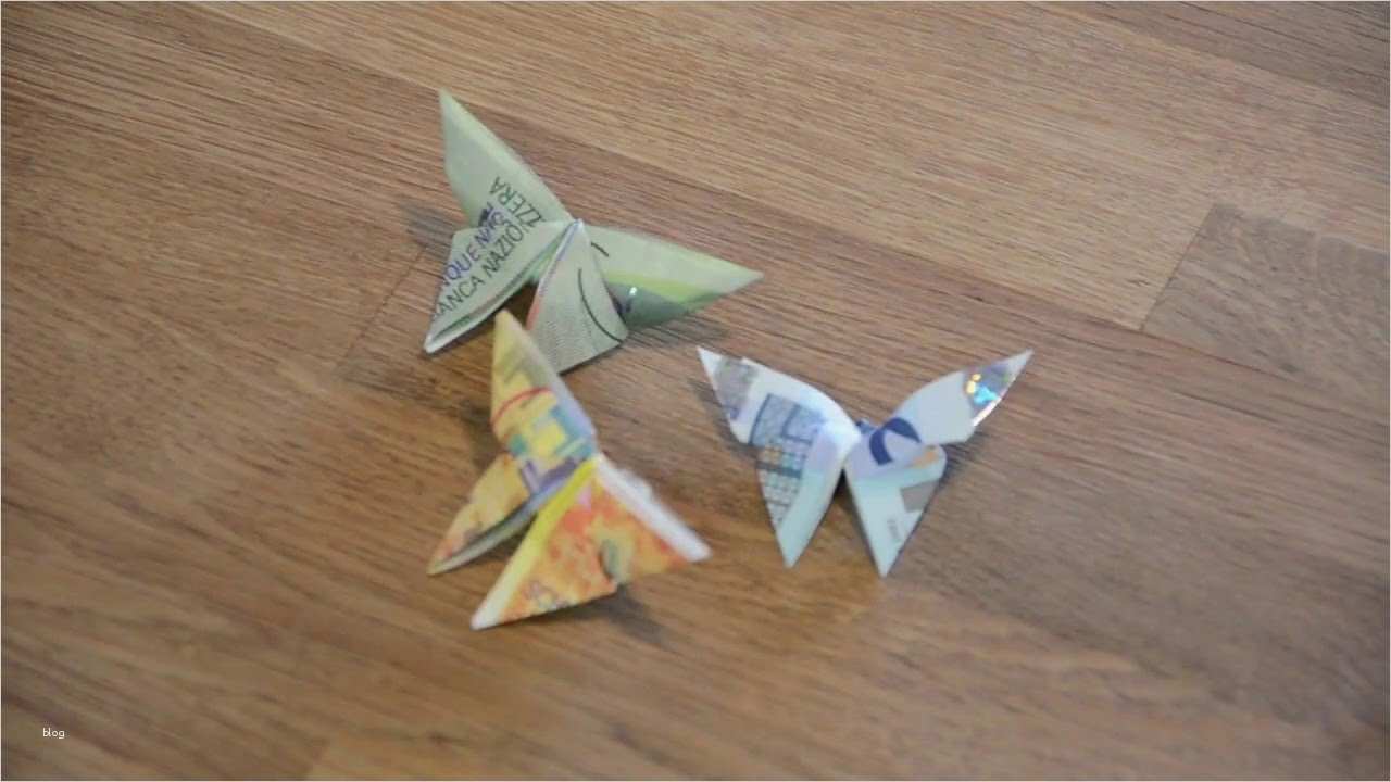 Geldgeschenk Schmetterling Vorlage Genial Falten Mit Noten Schmetterling Einfach Und Schnell