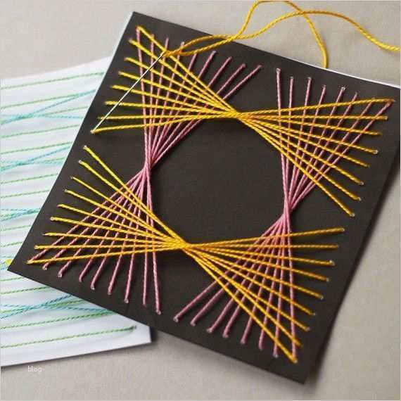 Geometrische Körper Basteln Vorlagen Großartig Fadengrafik