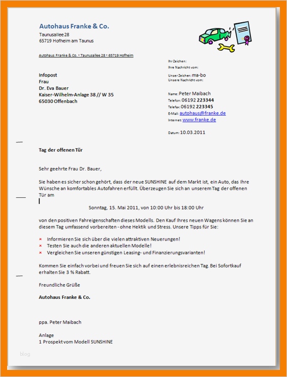 Geschäftsbrief Vorlage Kostenlos Best Of 9 Briefkopf Din 5008 Vorlage