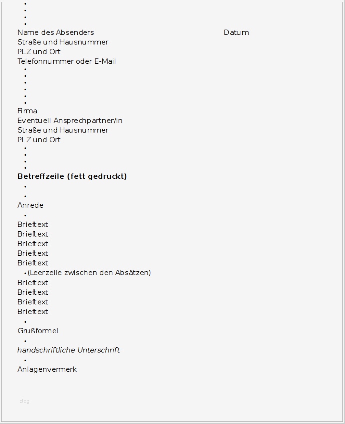 Geschäftsbrief Vorlage Kostenlos Wunderbar Merkblatt Din 5008 Privater Geschäftsbrief