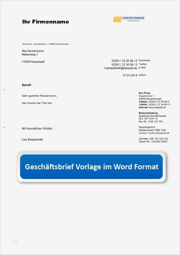 Geschäftsbrief Vorlage Word Erstaunlich Word Geschäftsbrief Vorlage "senator"