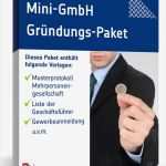 Geschäftsführervertrag Ug Vorlage Beste Mini Gmbh Gründungs Set • De Vorlage Download